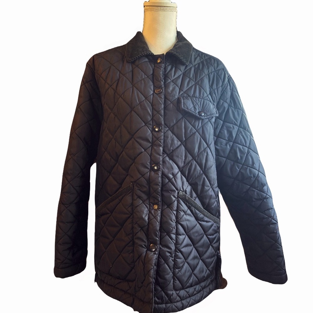 Lauren Ralph Lauren Quilted Barn‎ Jacket/ coat Corduroy Collar Women’s Large